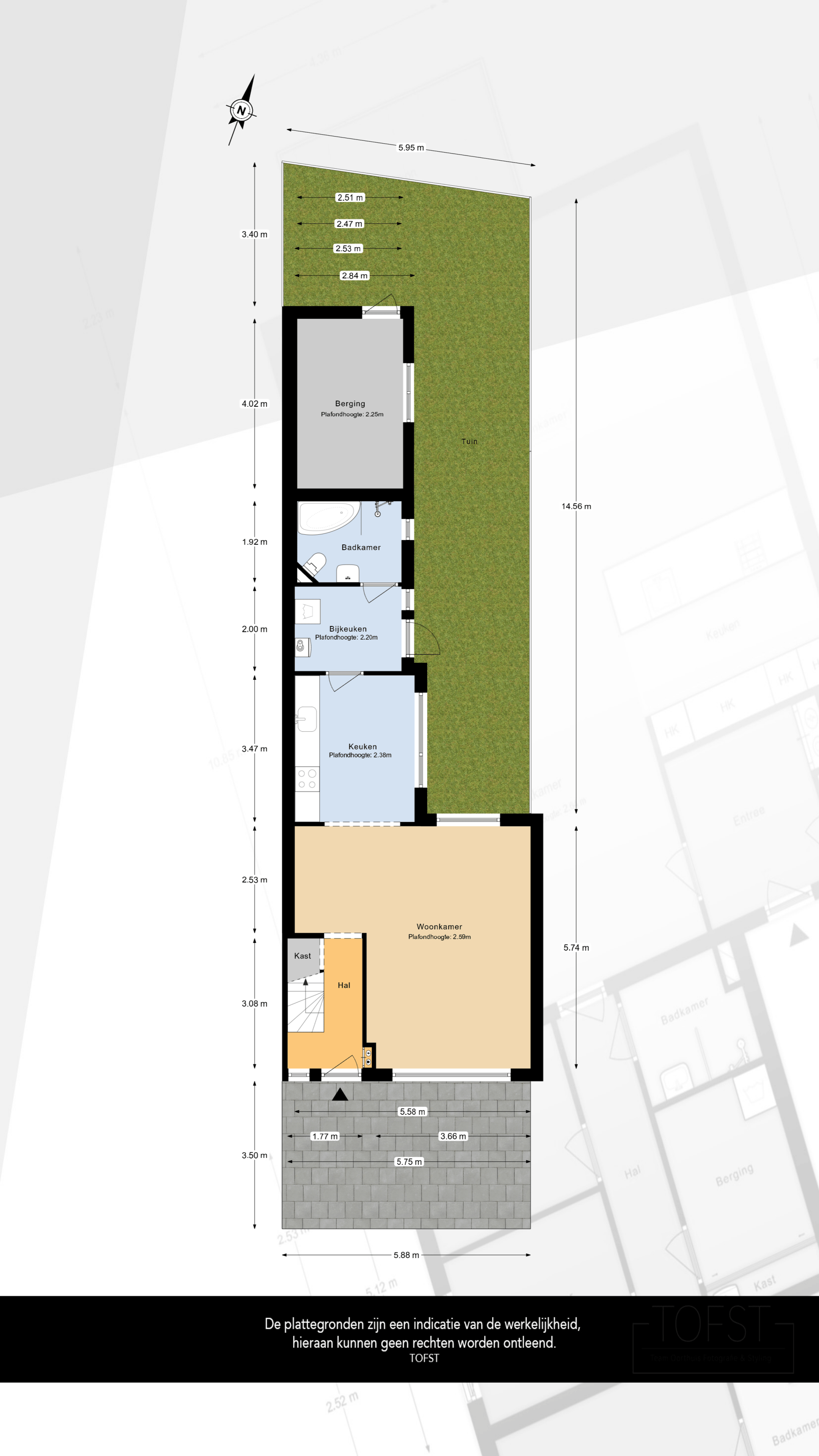Well-maintained terraced house with three bedrooms near the Oosterschelde — 39