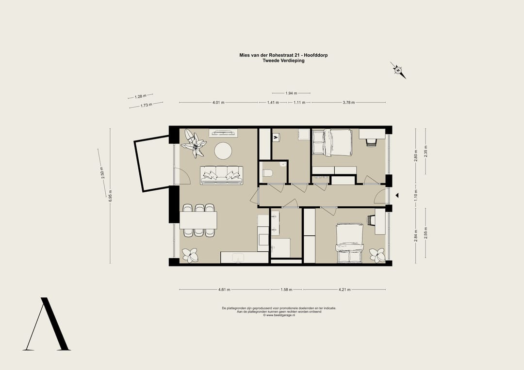 Foto 22 van Mies van der Rohestraat 21