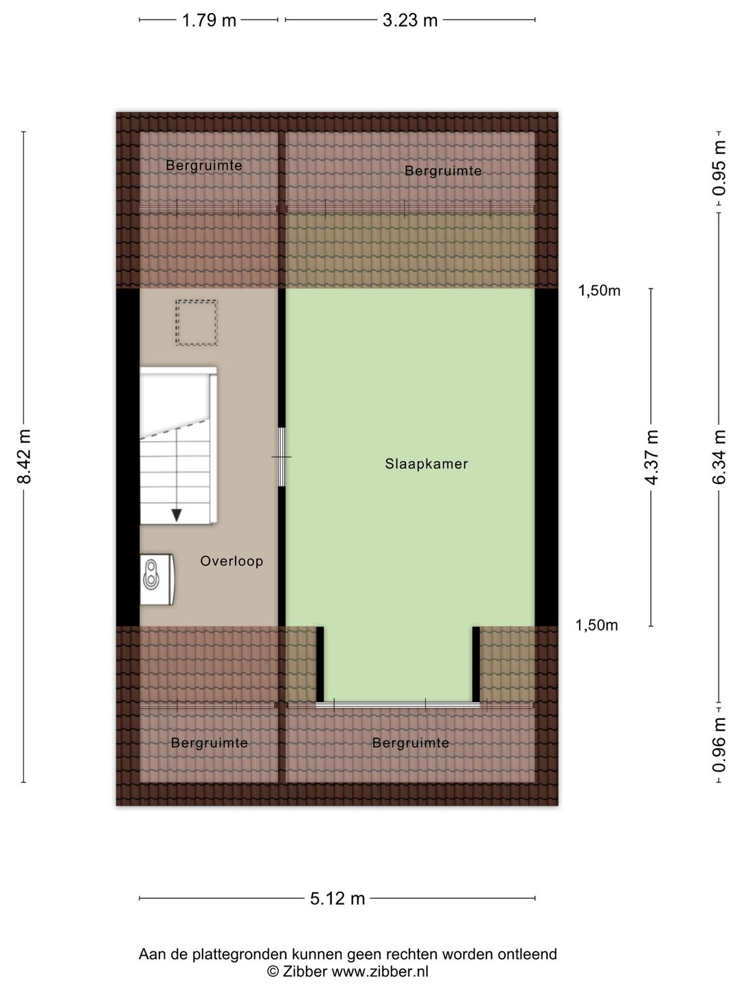 Spacious 5-Room Terraced House with Dormer Window in Green Surroundings — 37