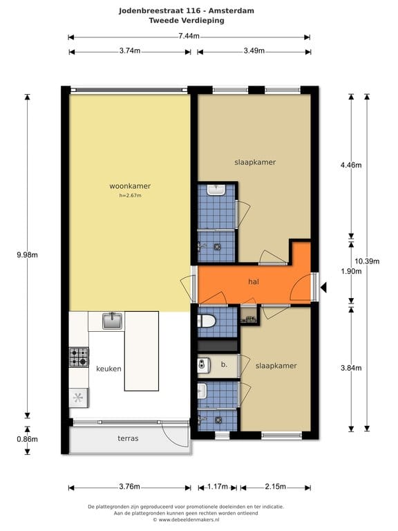 Foto 36 van Jodenbreestraat 116