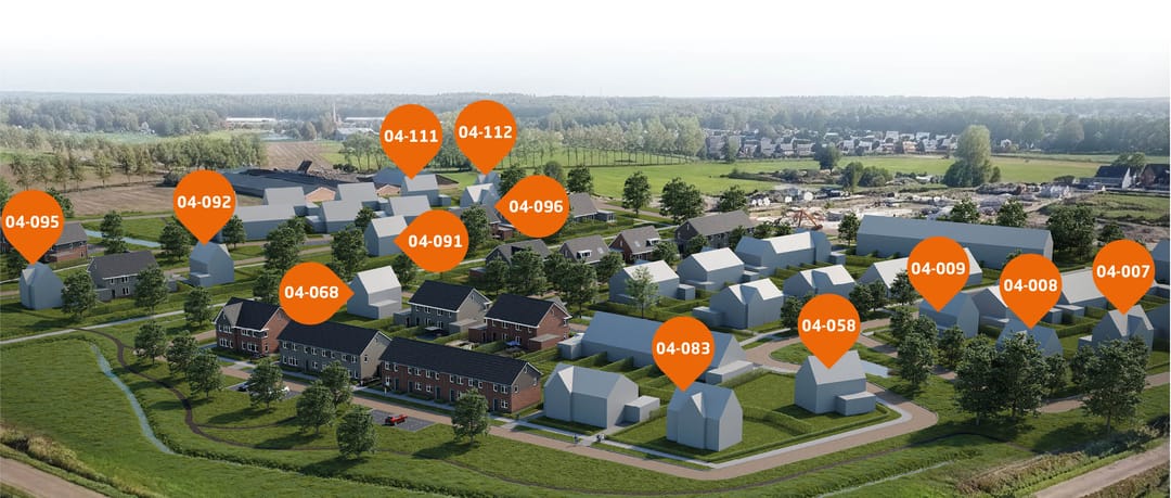 Foto 1 van 10 bouwkavels vrijstaand Opbroek Fase 4