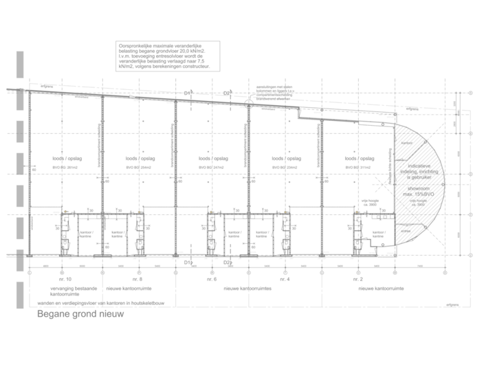 Begane grond overzicht gehele project