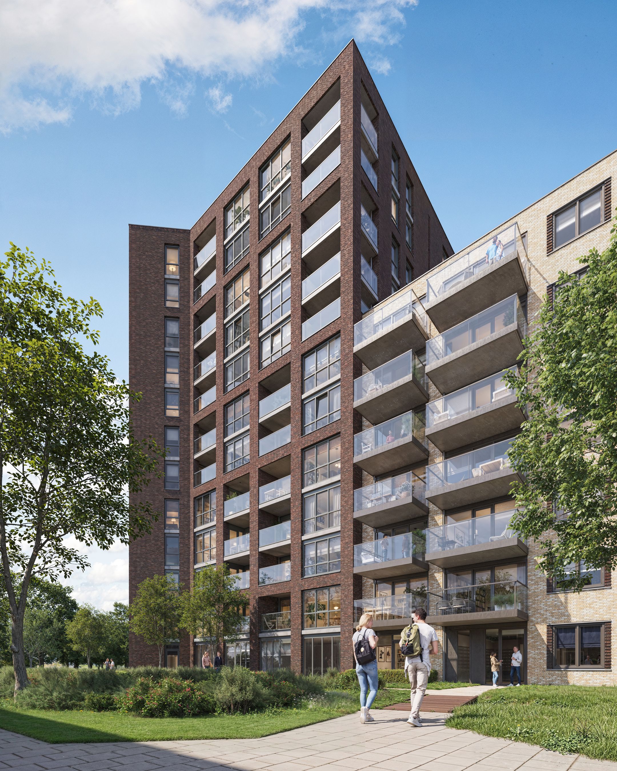 Foto 3 van Tweekamer appartement (Bouwnr. bnr 12)