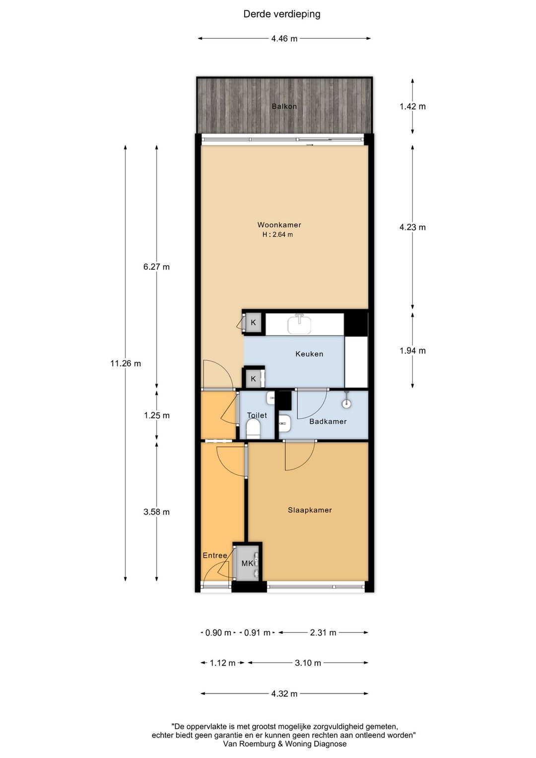 Unique 2-room apartment with sunny west-facing balcony and Amsterdamse Bos views — 22