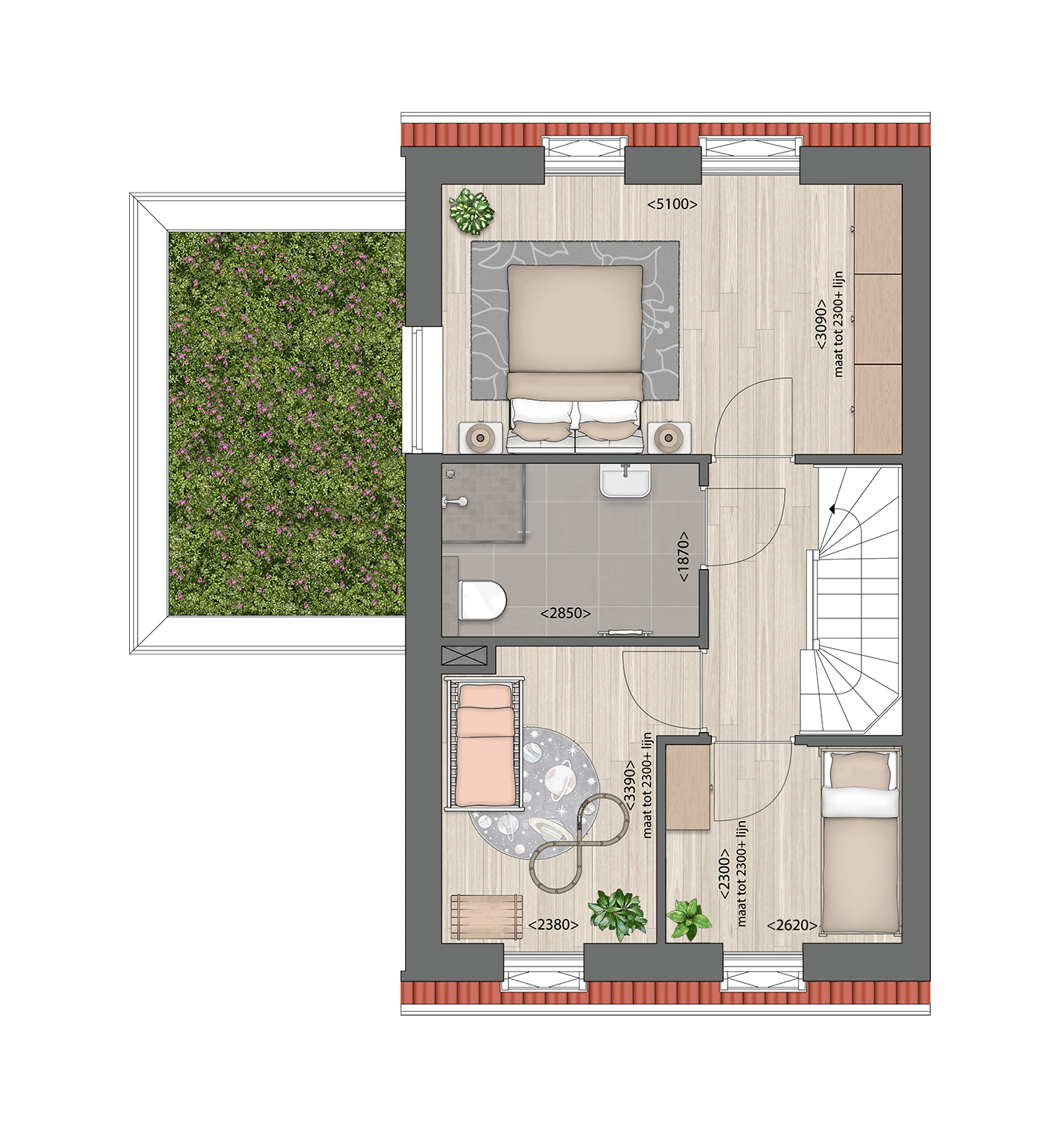 Photo 4 of Eengezinswoningen hoekwoningen (Bouwnr. 7)