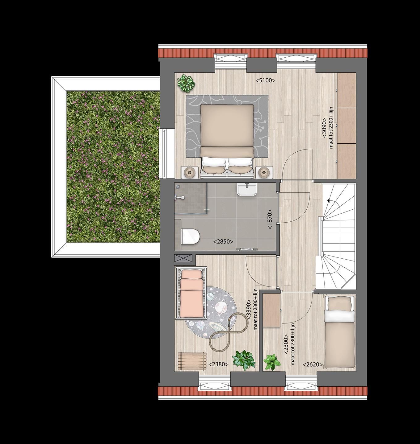 Photo 4 of Eengezinswoningen hoekwoningen (Bouwnr. 4)