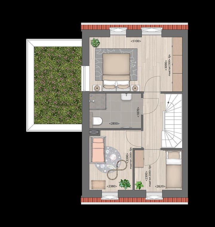 Photo 4 of Eengezinswoningen hoekwoningen (Bouwnr. 4)