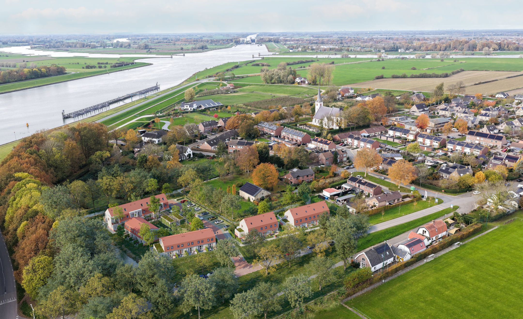 Foto 15 van Eengezinswoningen hoekwoningen (Bouwnr. 1)