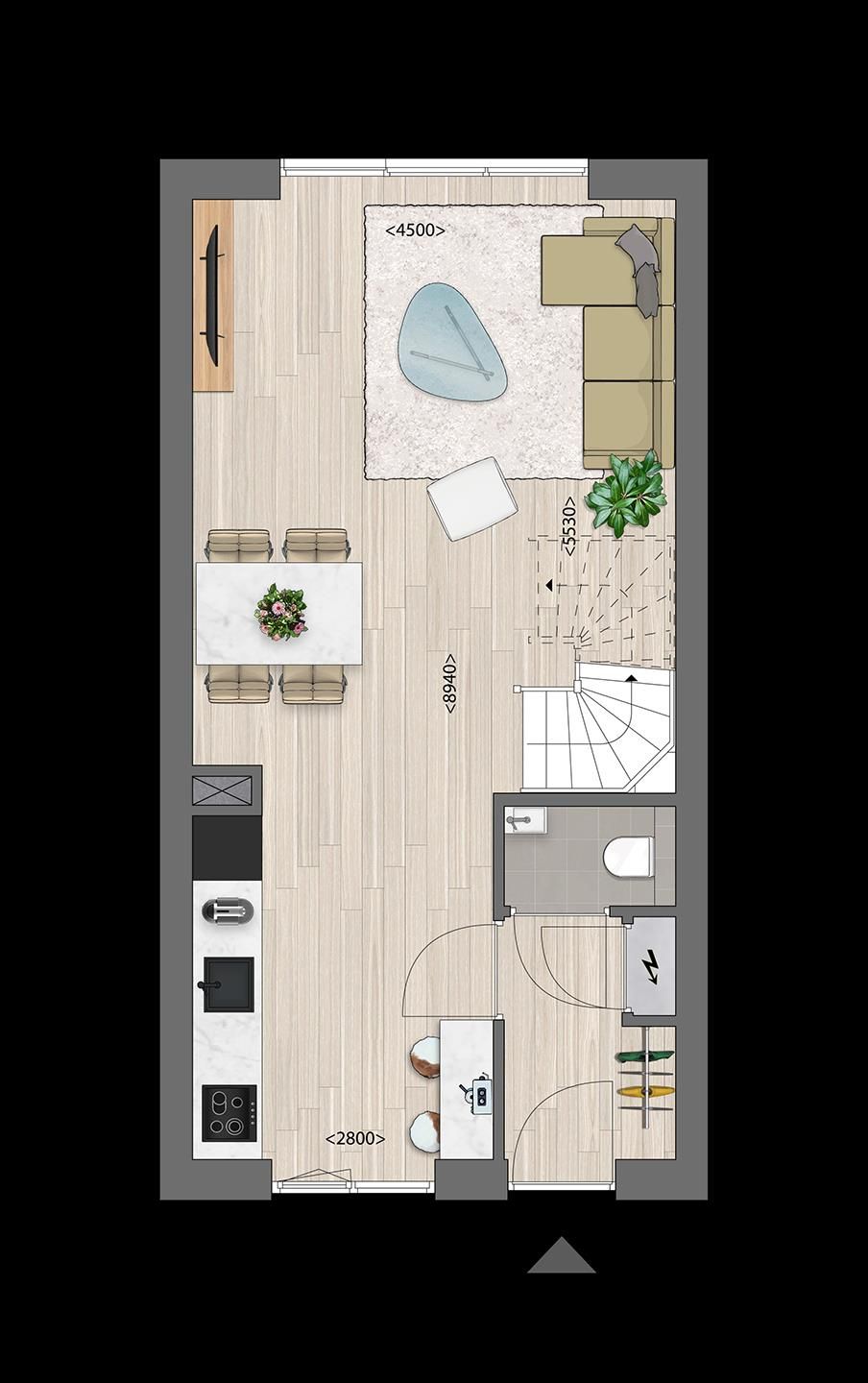 Foto 2 van Starterswoningen tussenwoningen (Bouwnr. 9)