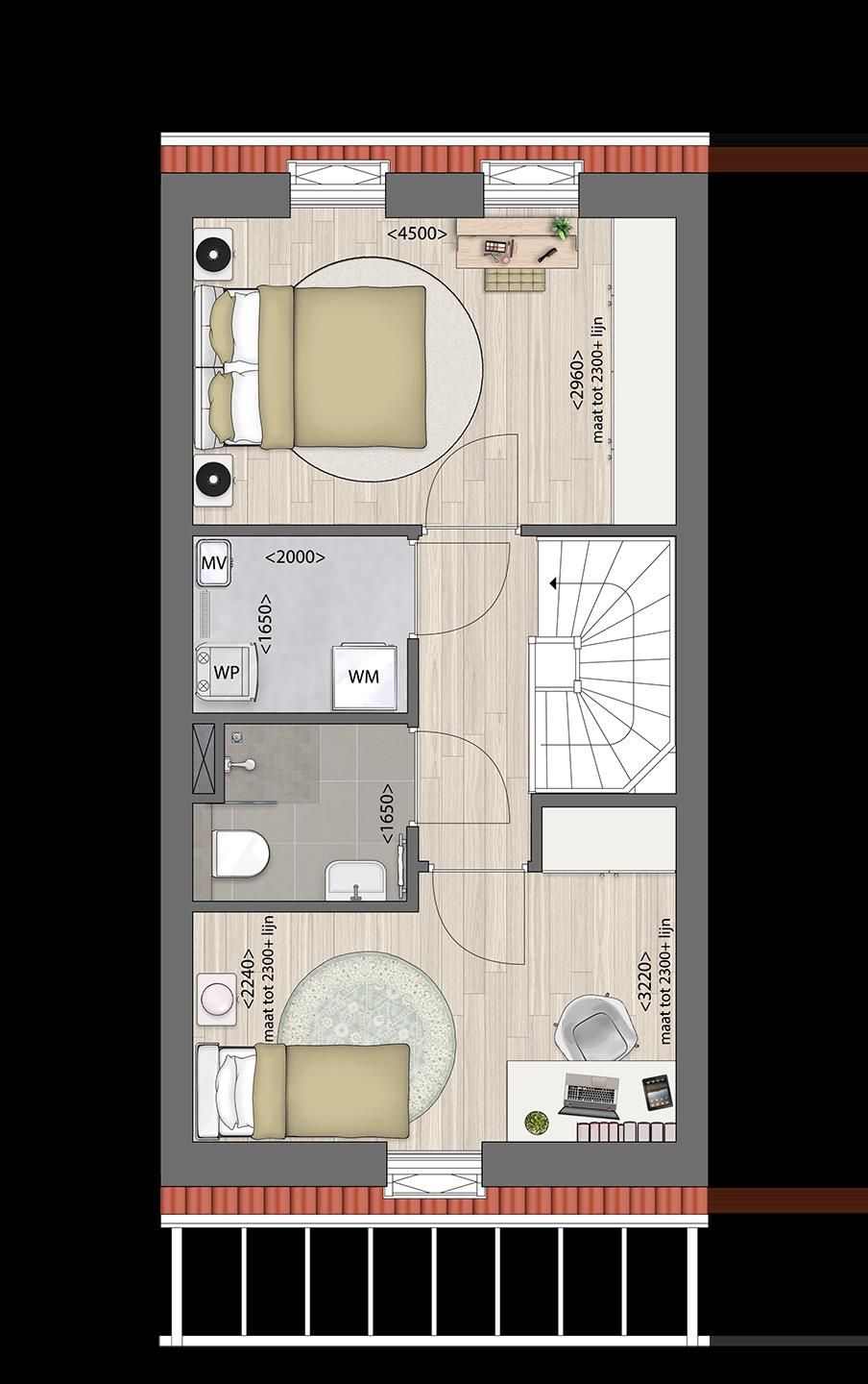 Foto 3 van Starterswoningen tussenwoningen (Bouwnr. 9)