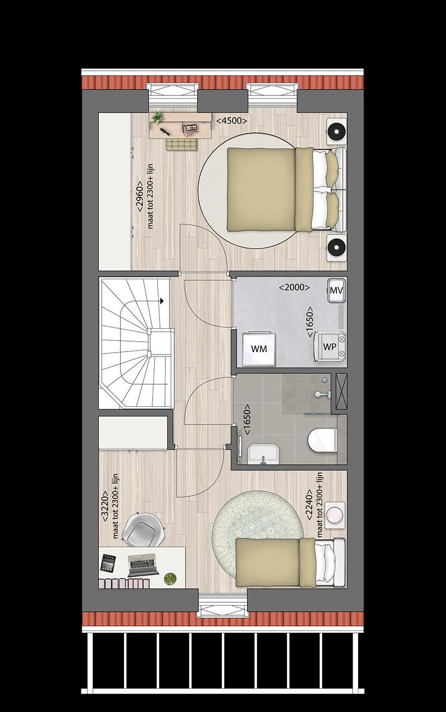 Foto 3 van Starterswoningen hoekwoningen (Bouwnr. 12)