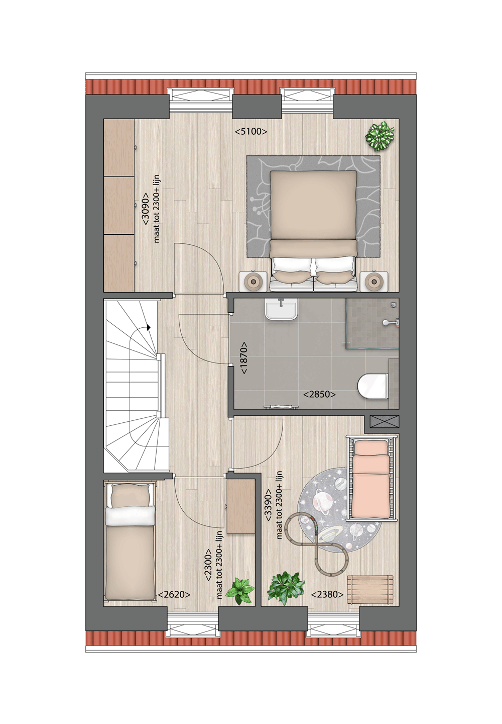 Photo 3 of Eengezinswoningen tussenwoningen (Bouwnr. 6)