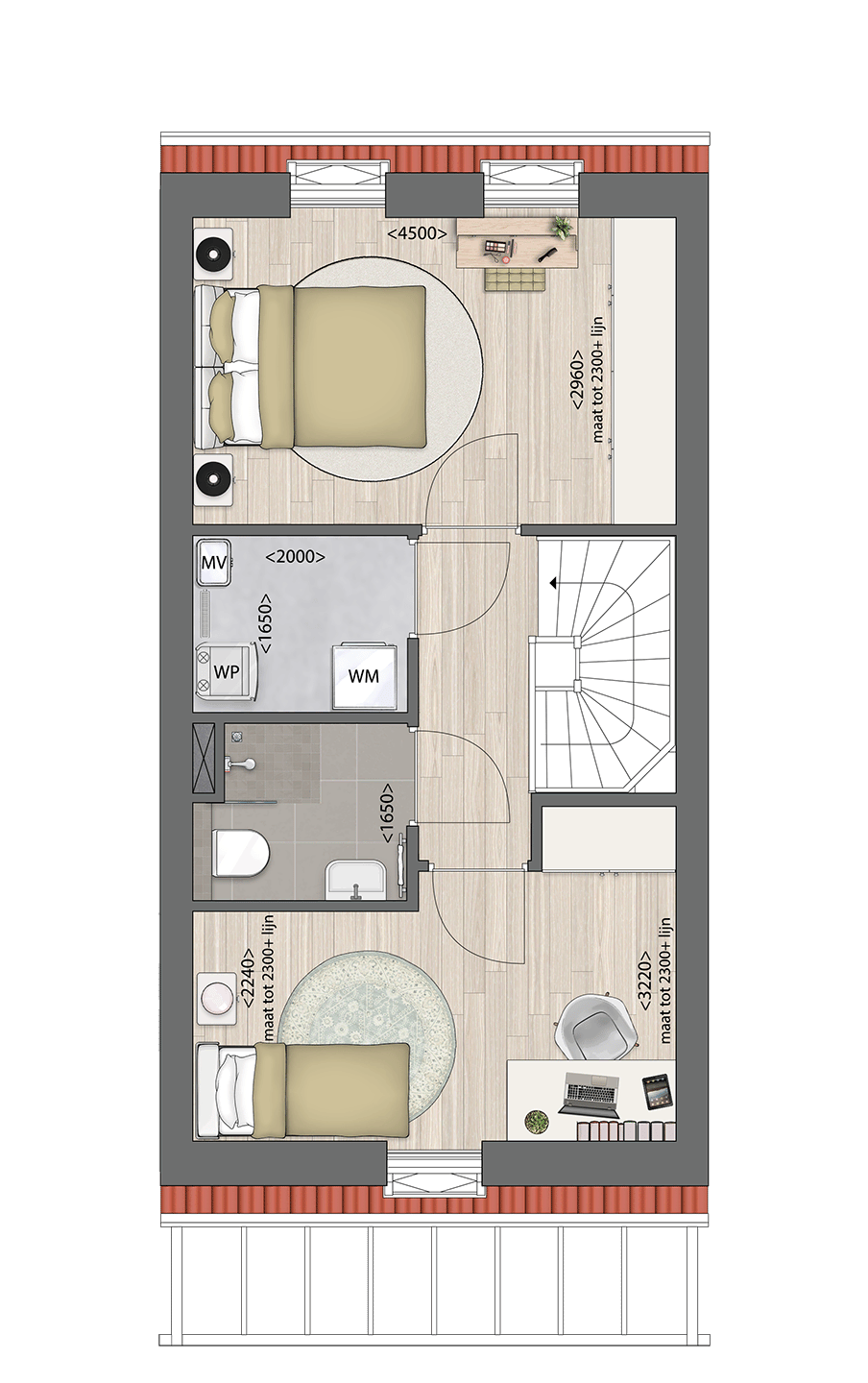 Foto 3 van Starterswoningen tussenwoningen (Bouwnr. 11)