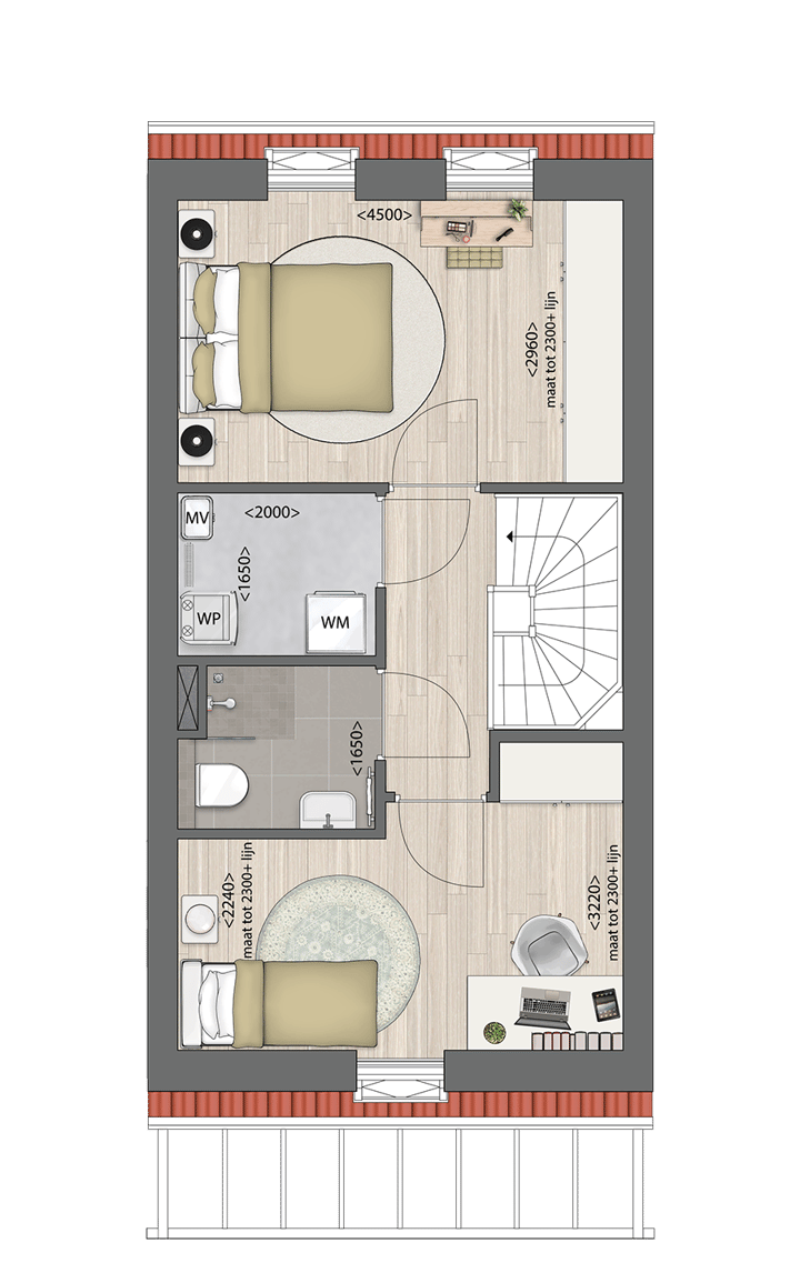 Foto 3 van Starterswoningen tussenwoningen (Bouwnr. 11)