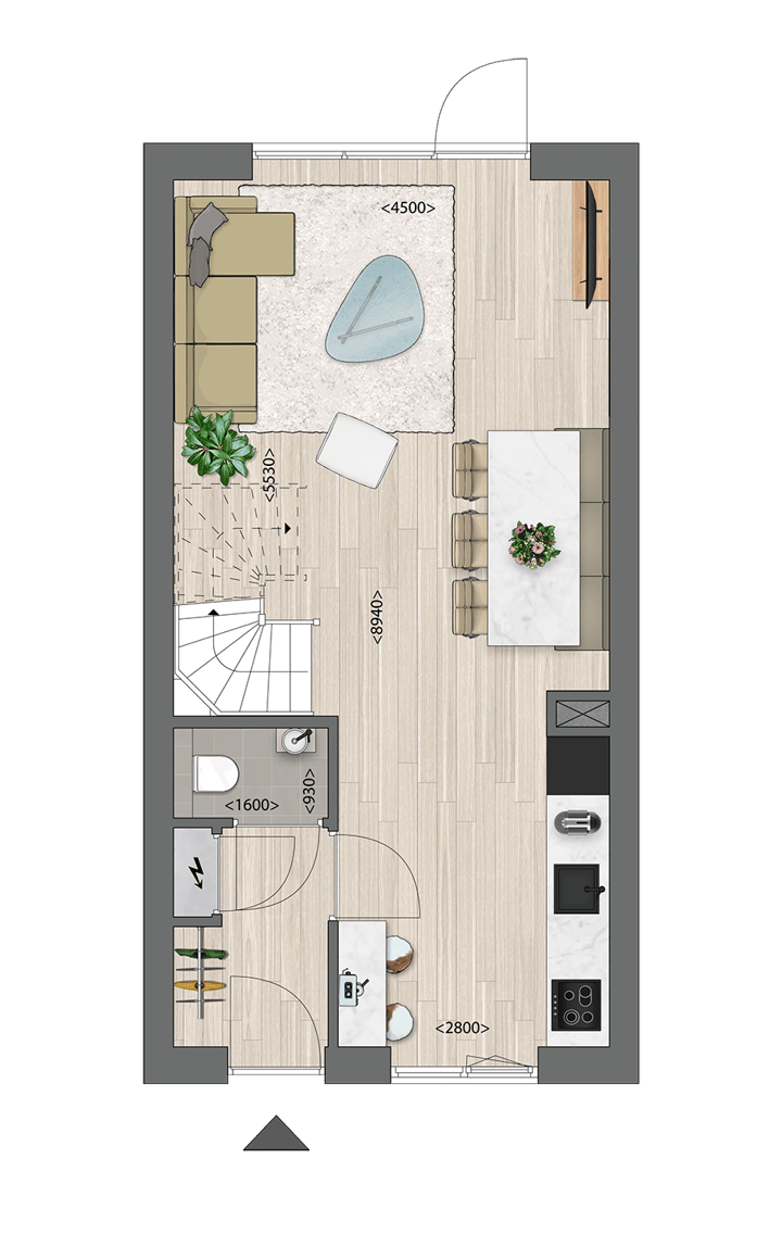 Foto 2 van Starterswoningen tussenwoningen (Bouwnr. 10)