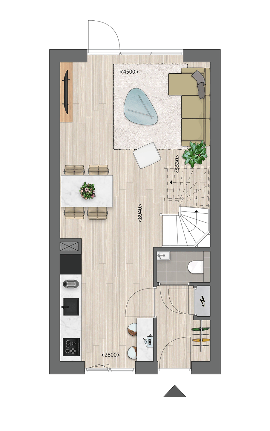 Foto 2 van Starterswoningen tussenwoningen (Bouwnr. 11)