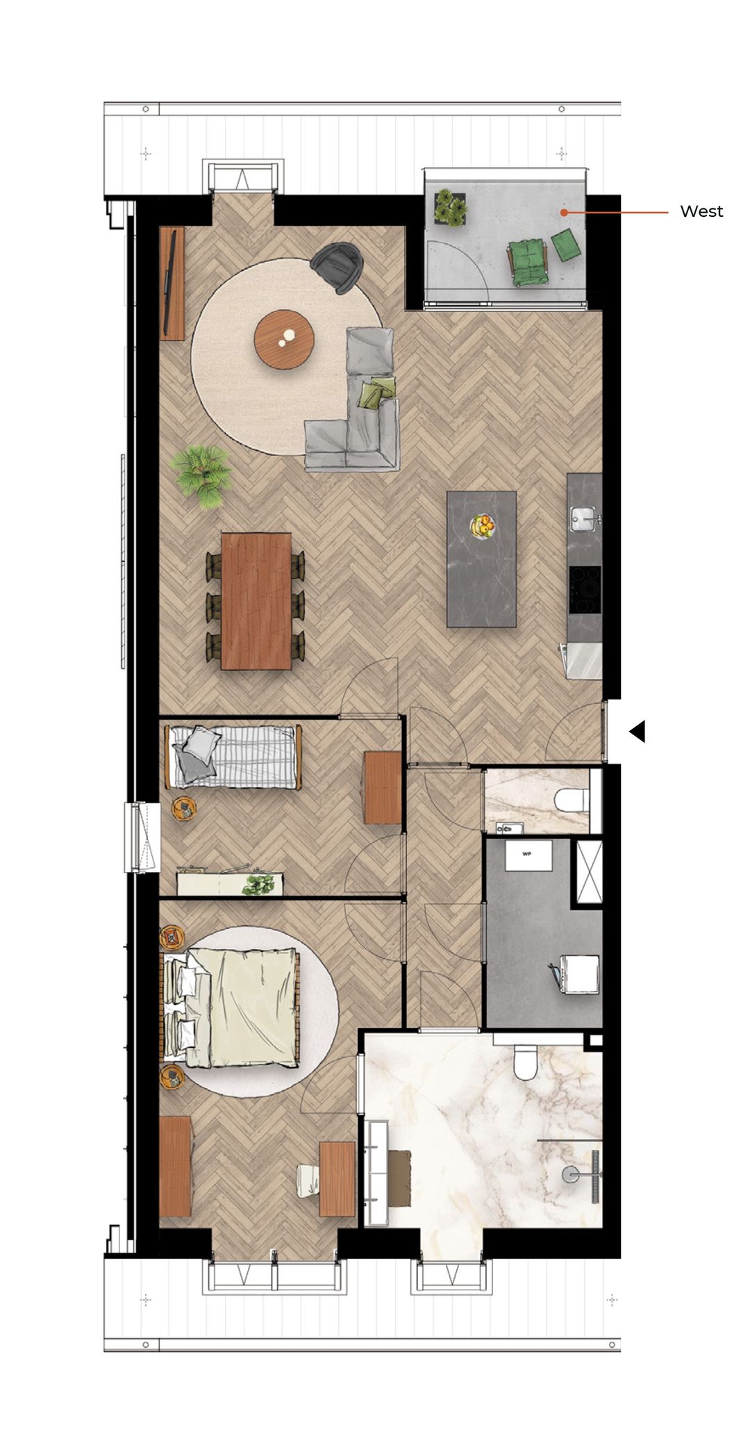 Foto 17 van Zuydpolder- Kastanje Erf | Appartementen