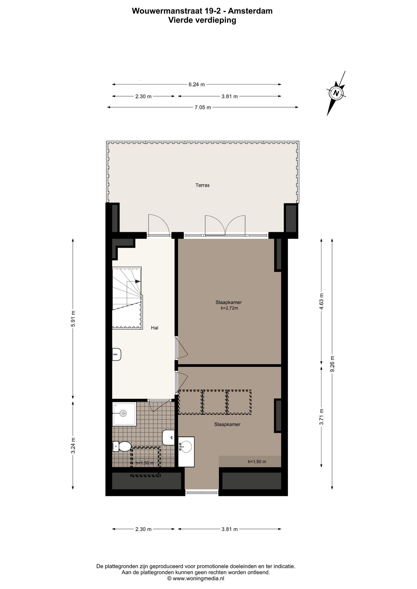 Foto 74 van Wouwermanstraat 19-H