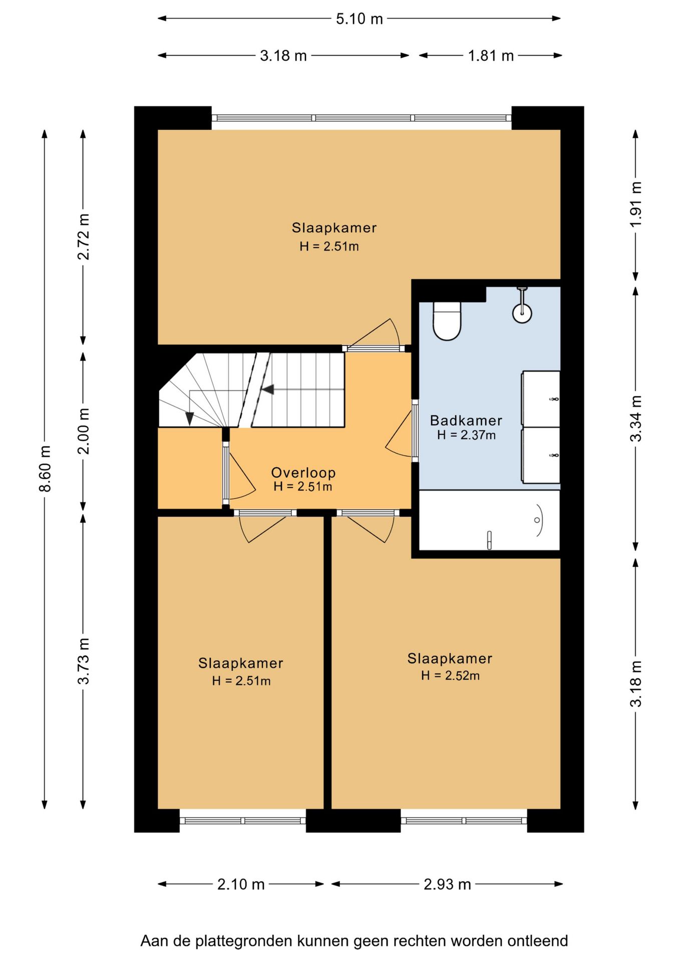 Move-in ready terraced house with luxury attic, covered terrace and waterfront location — 34