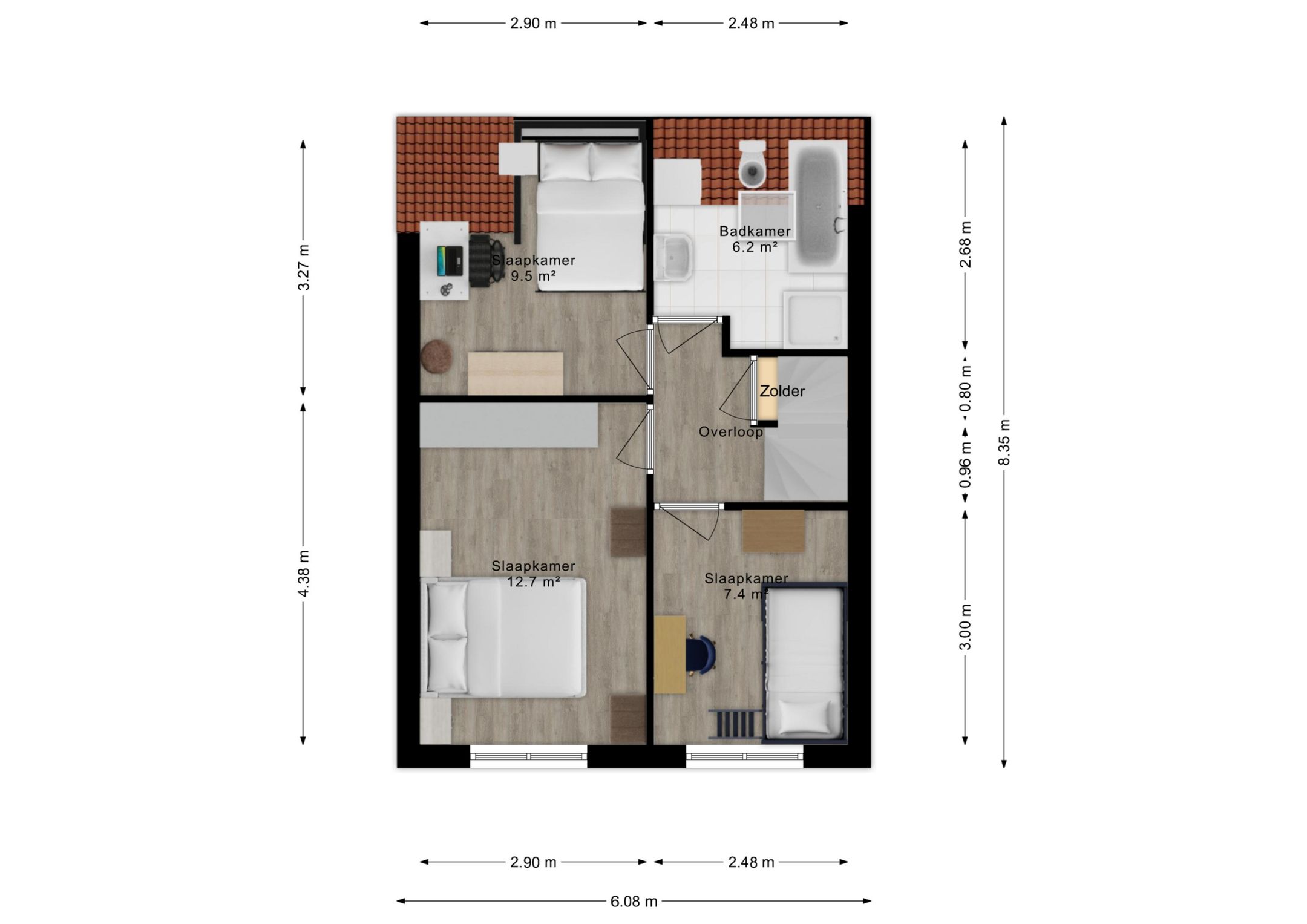 Energy-efficient corner house with 3 to 4 bedrooms, garage and west-facing garden near forest — 39
