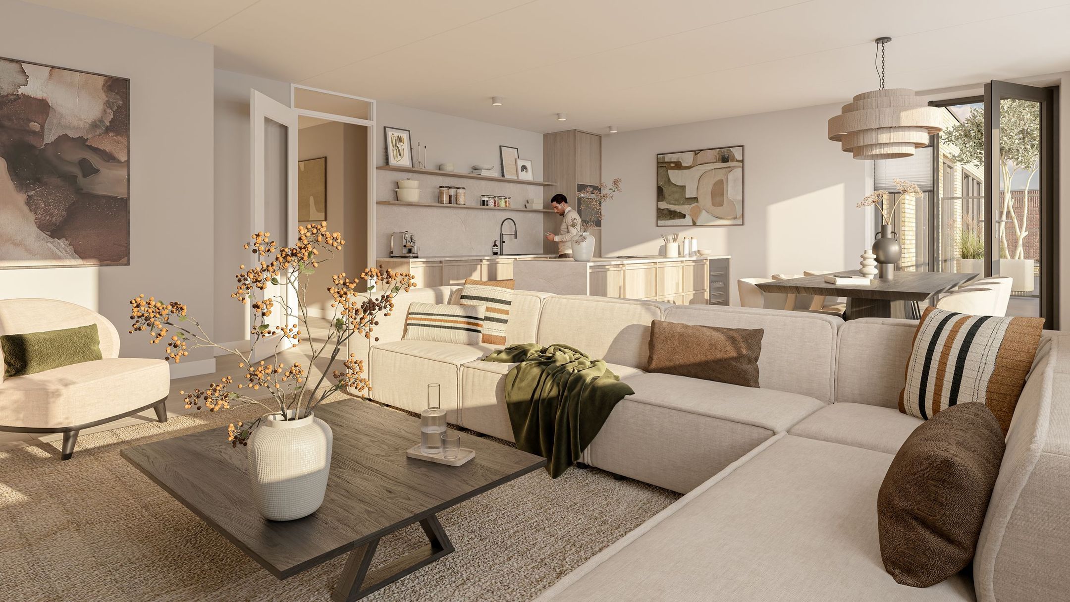 Foto 9 van Driekamer appartement (Bouwnr. bnr 51)