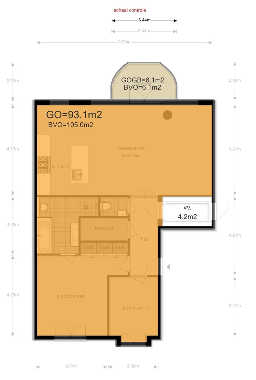 Modern Apartment with Sunny South-Facing Balcony in Rivierenbuurt — 34