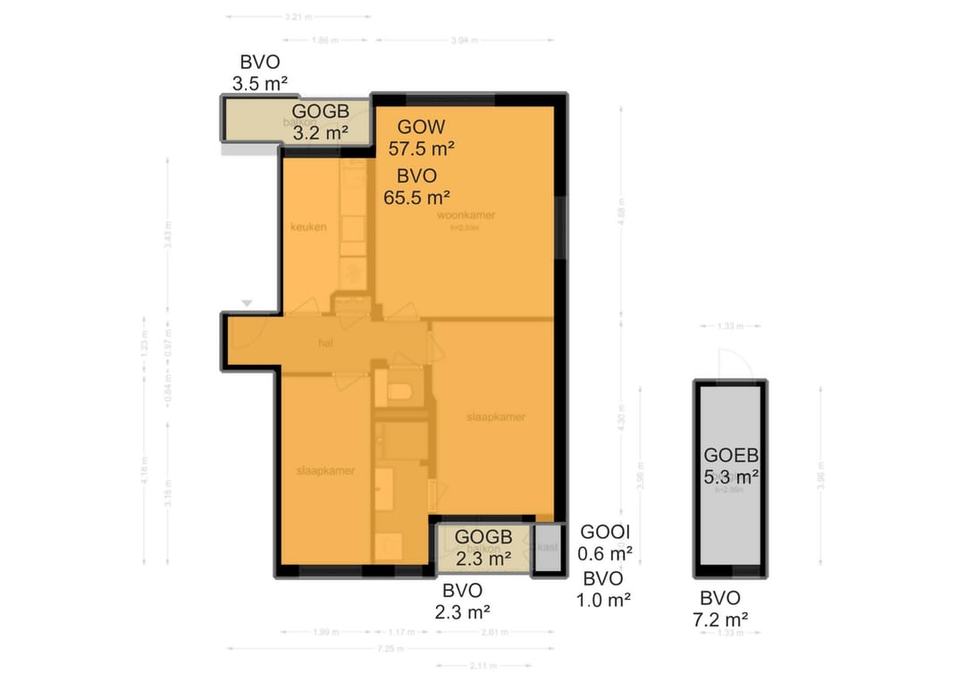 Bright corner apartment with two balconies in Amsterdam Nieuw-West — 41