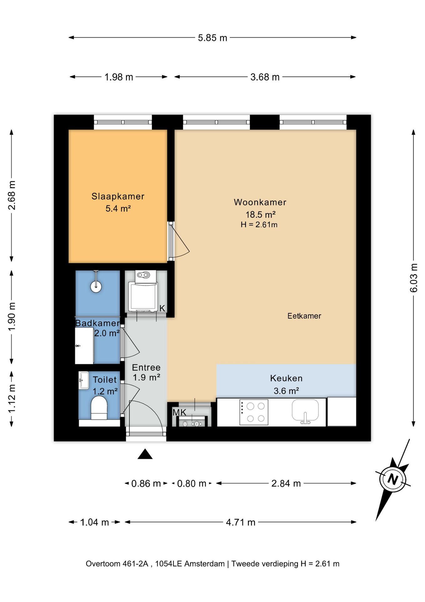 Foto 21 van Overtoom 461-2A