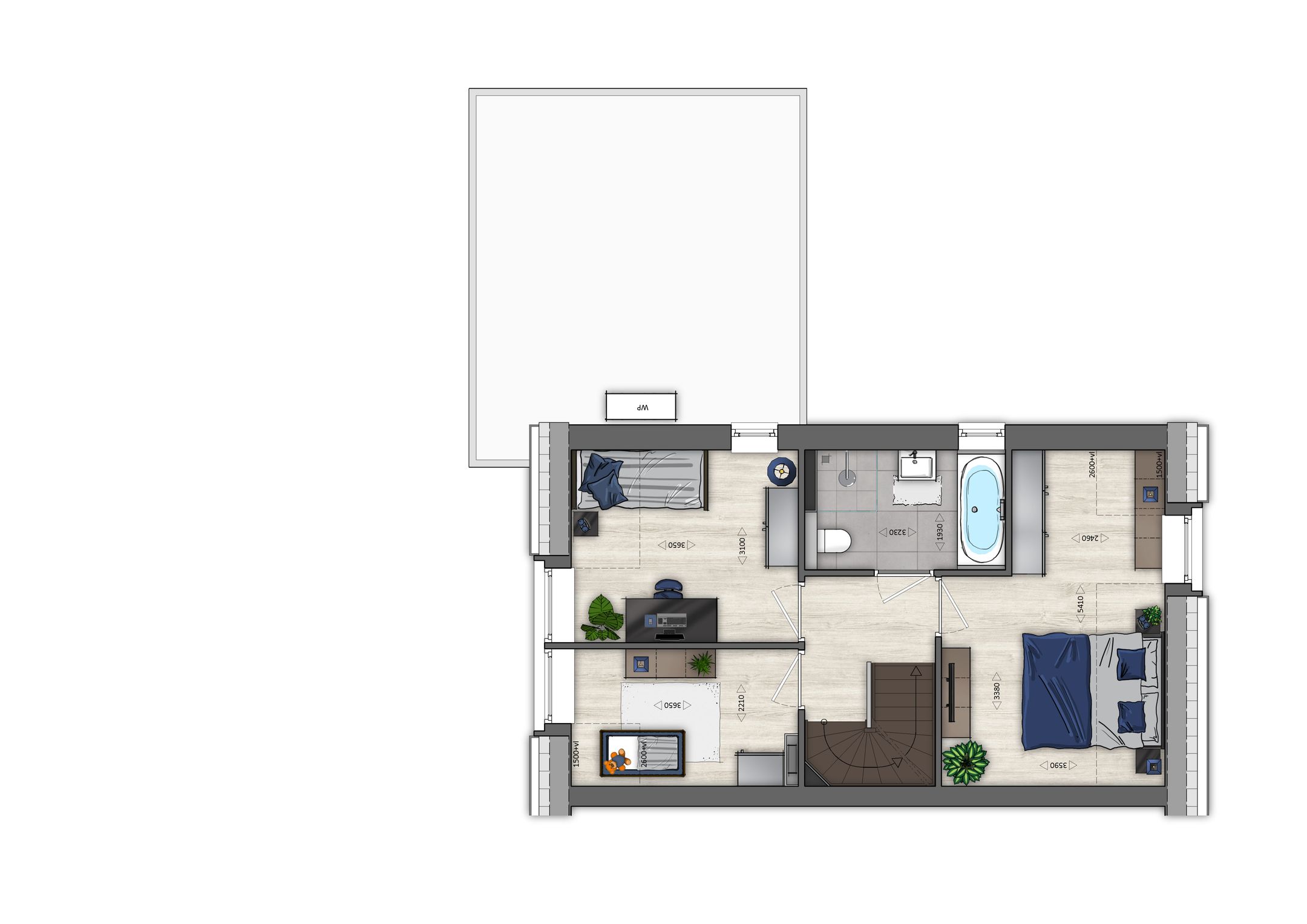 Foto 6 van Paense Lind - twee-onder-een-kapwoning (Bouwnr. 5)