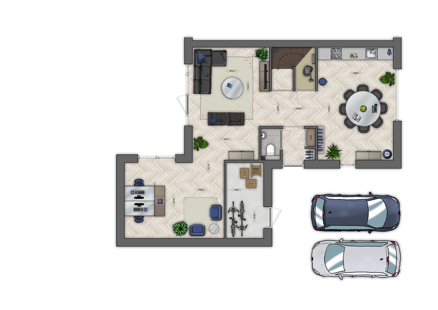 Photo 5 of Paense Lind - twee-onder-een-kapwoning (Bouwnr. 2)