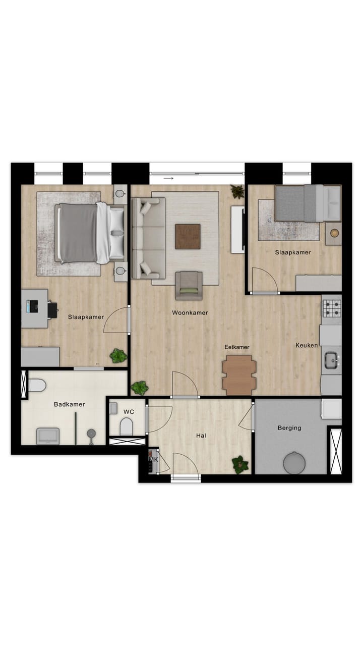 Photo 2 of Appartement - type E (Bouwnr. 10)