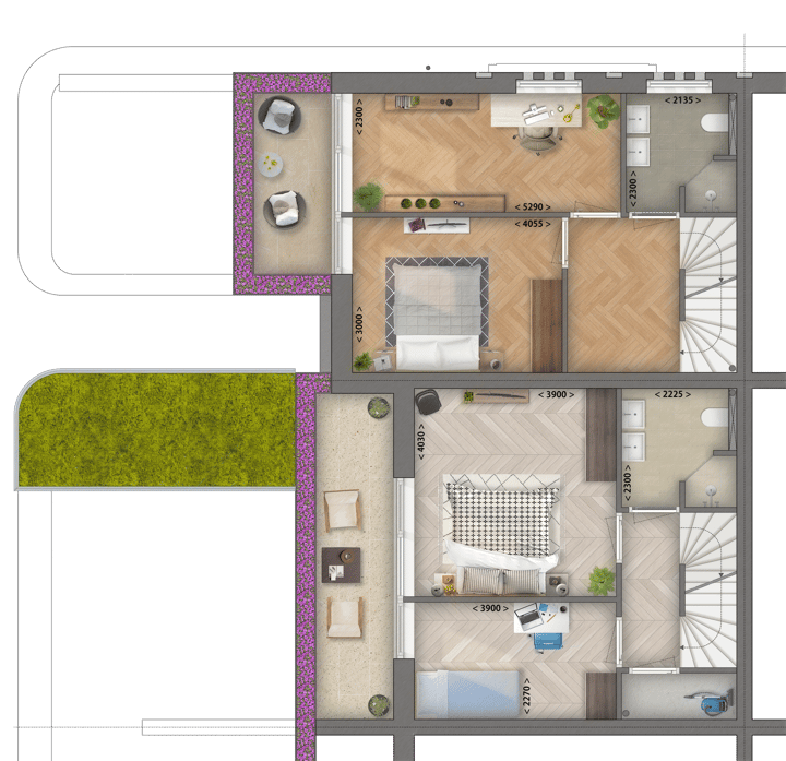 Foto 4 van Hoekwoning (Bouwnr. 8)