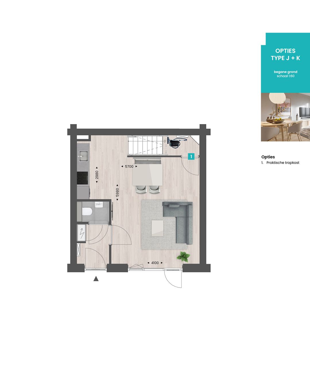 Foto 7 van Zwembadweg fase 1 - tussenwoning kavel 52