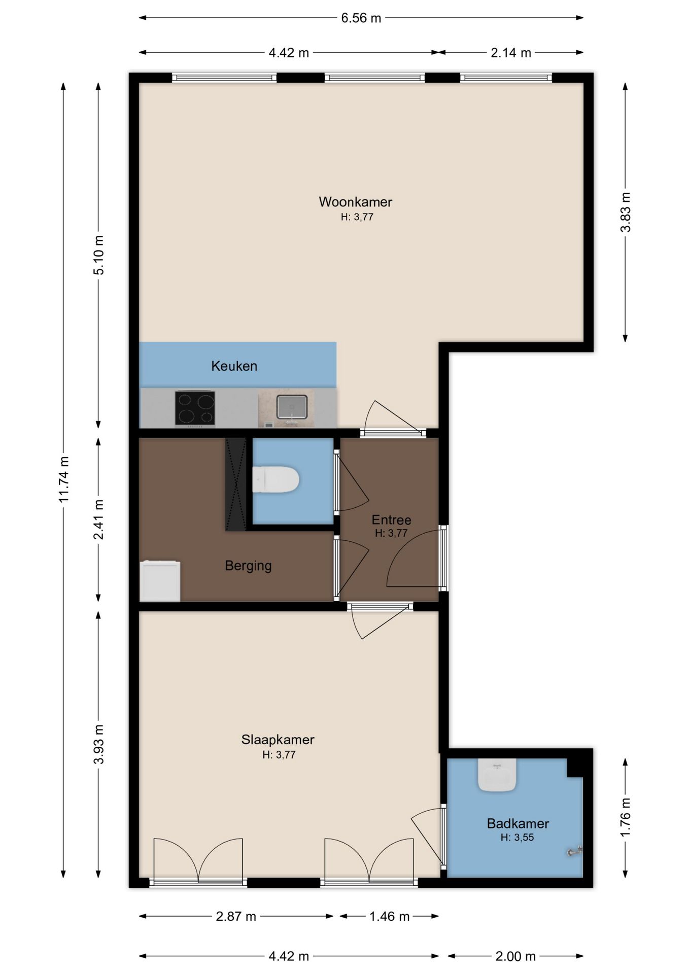 Luxurious Monumental Apartment in Nijmegen City Center — 48