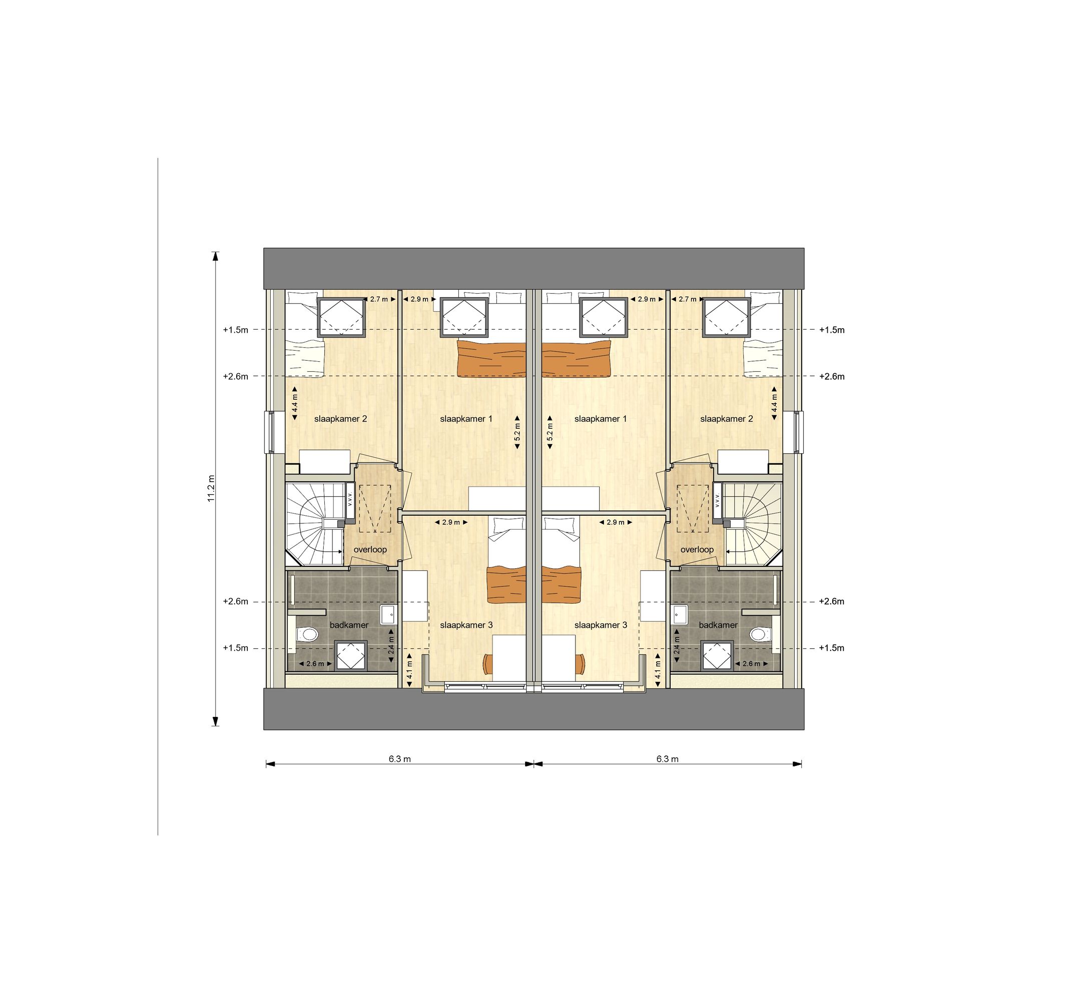 Photo 9 of De Lijster - Grootegast - 6 halfvrijstaande woningen