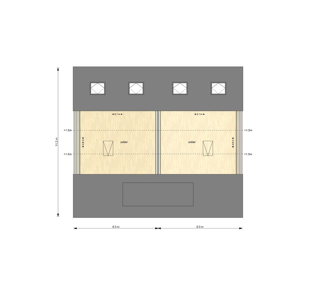 Photo 8 of Flexibele 2-1 kapwoning (Bouwnr. 1)