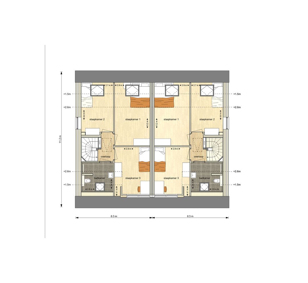 Foto 7 van Flexibele 2-1 kapwoning (Bouwnr. 5)