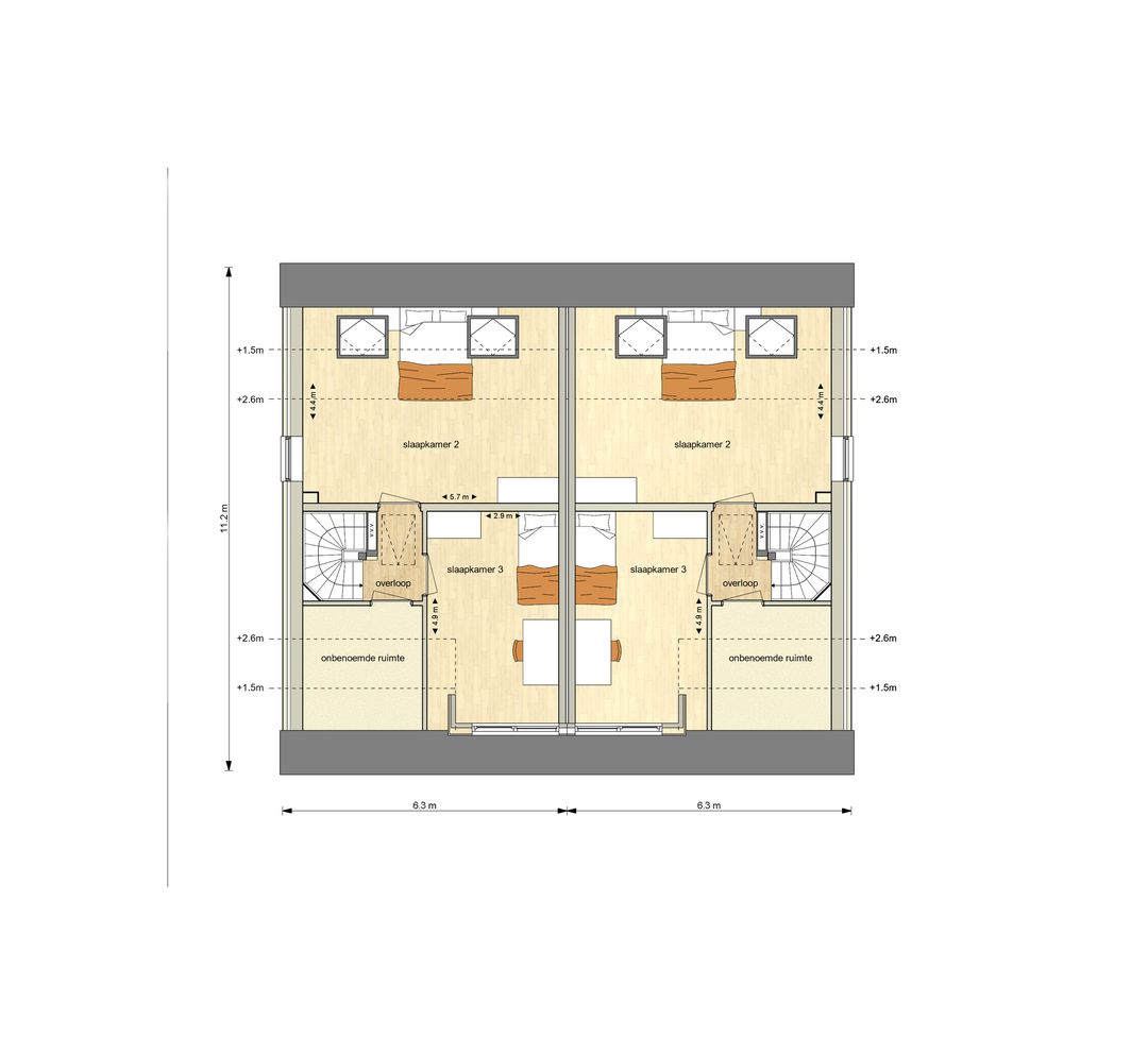 Photo 7 of Flexibele 2-1 kapwoning (Bouwnr. 6)