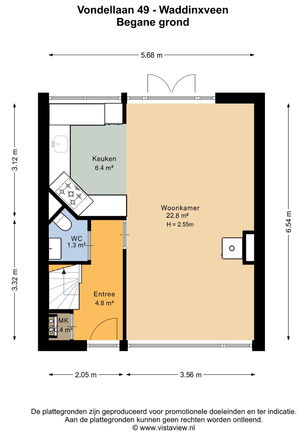 Foto 38 van Vondellaan 49