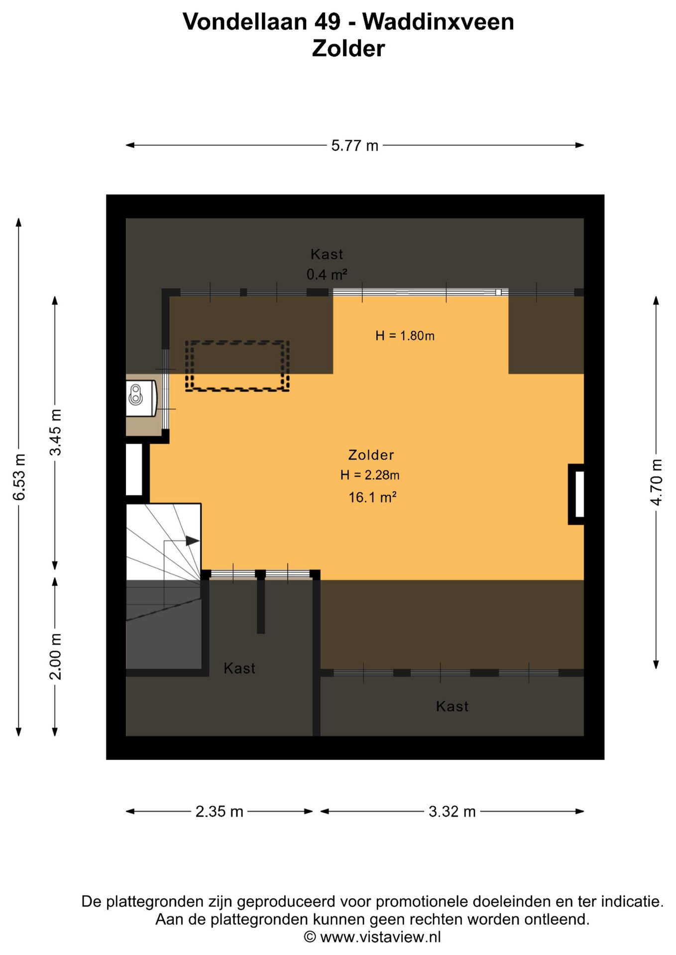 Foto 44 van Vondellaan 49