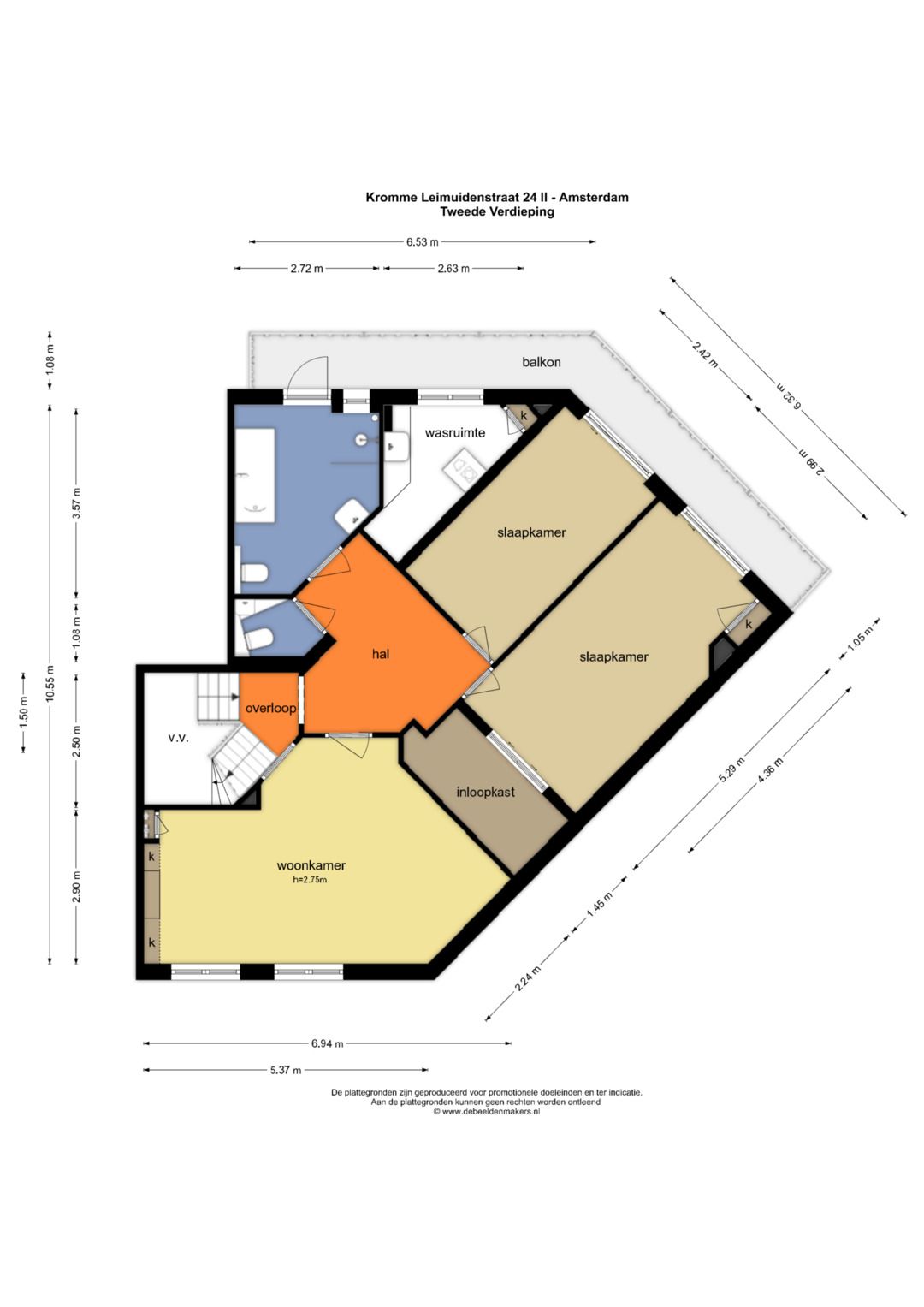 Photo 33 of Kromme Leimuidenstraat 24-2
