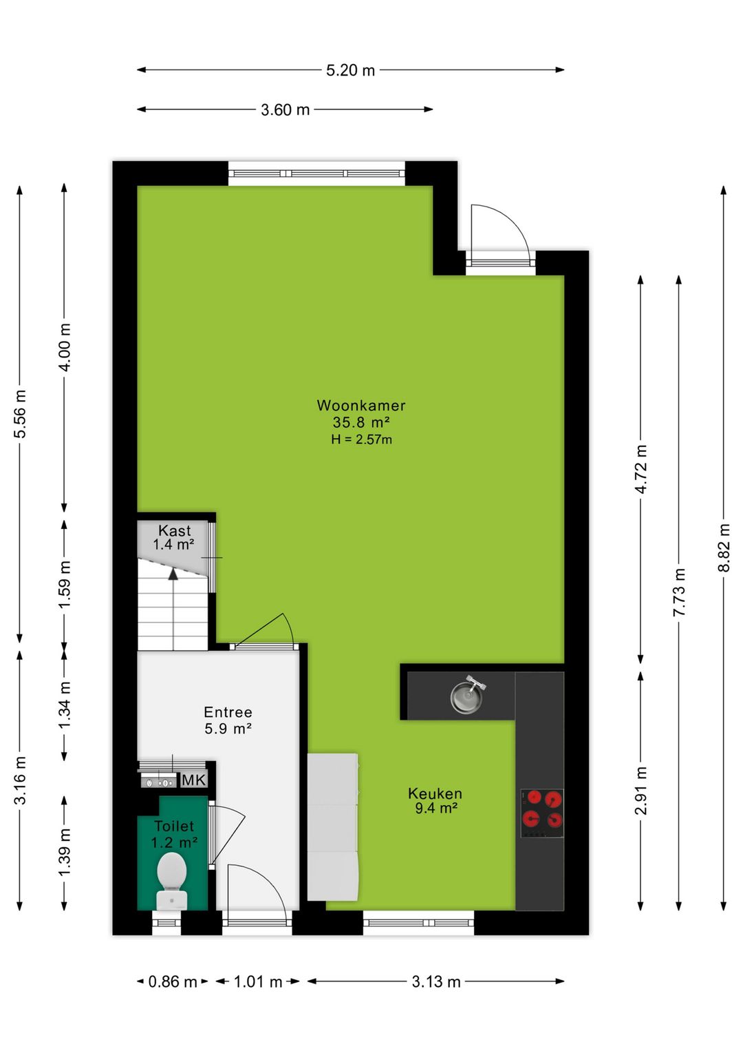 Foto 43 van Hoedekenskerkestraat 50