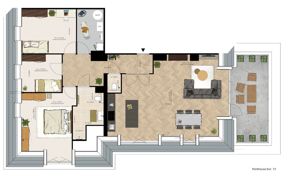 Foto 11 van Appartementen (Bouwnr. 13)