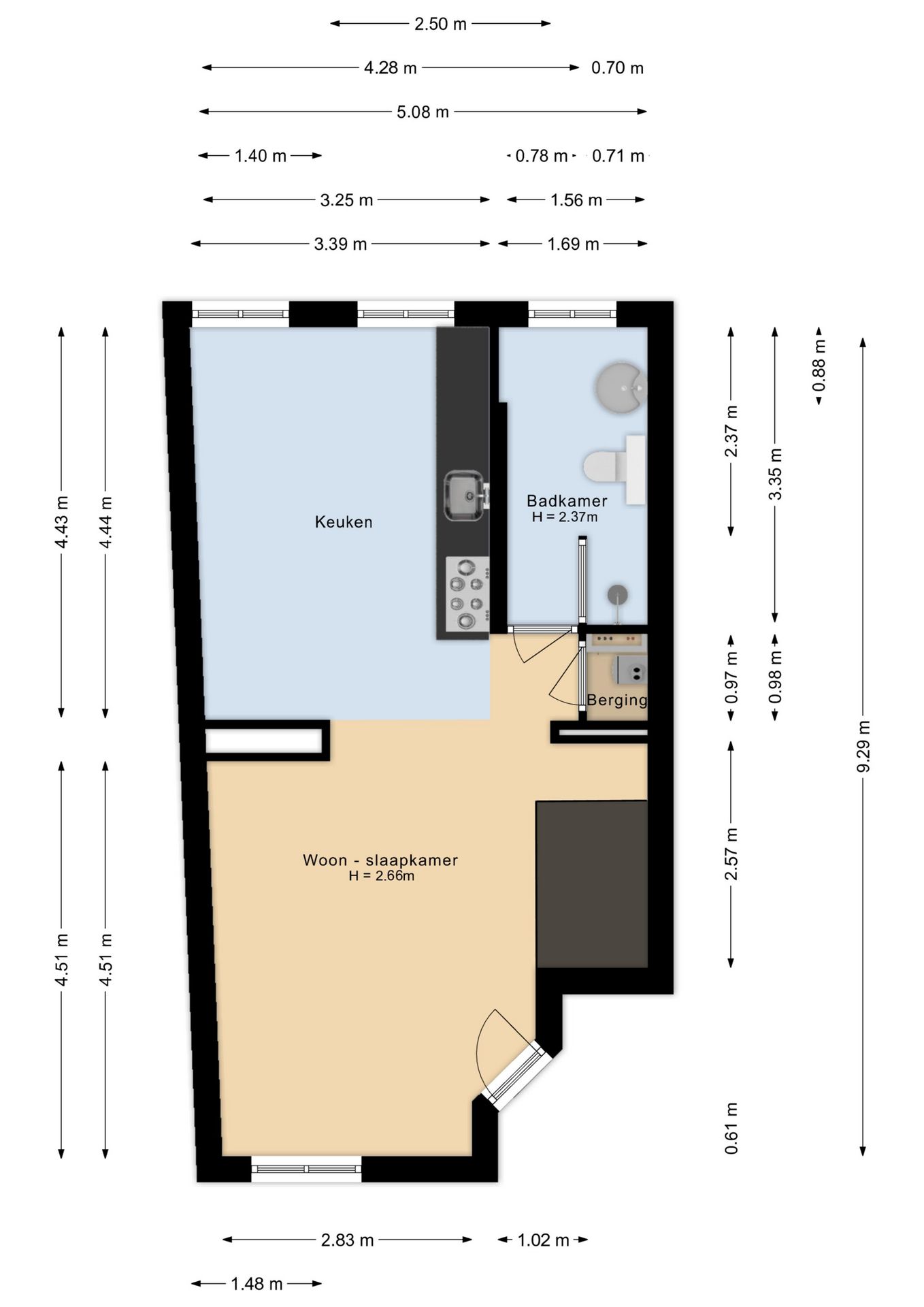 Foto 27 van Schoenmakersstraat 15-A