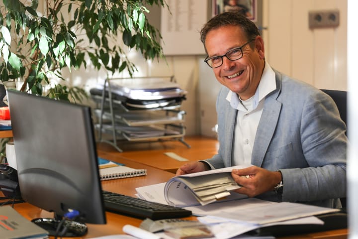 Een promotiefoto voor op kantoor