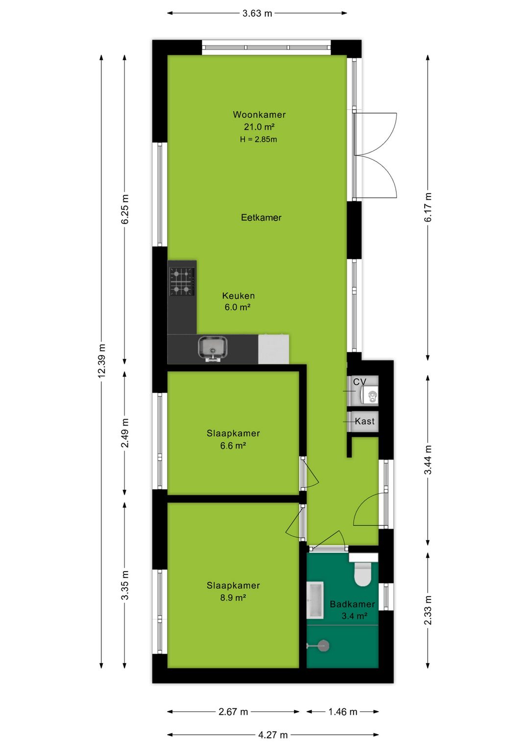 Foto 47 van Zonneoordlaan 47-R108