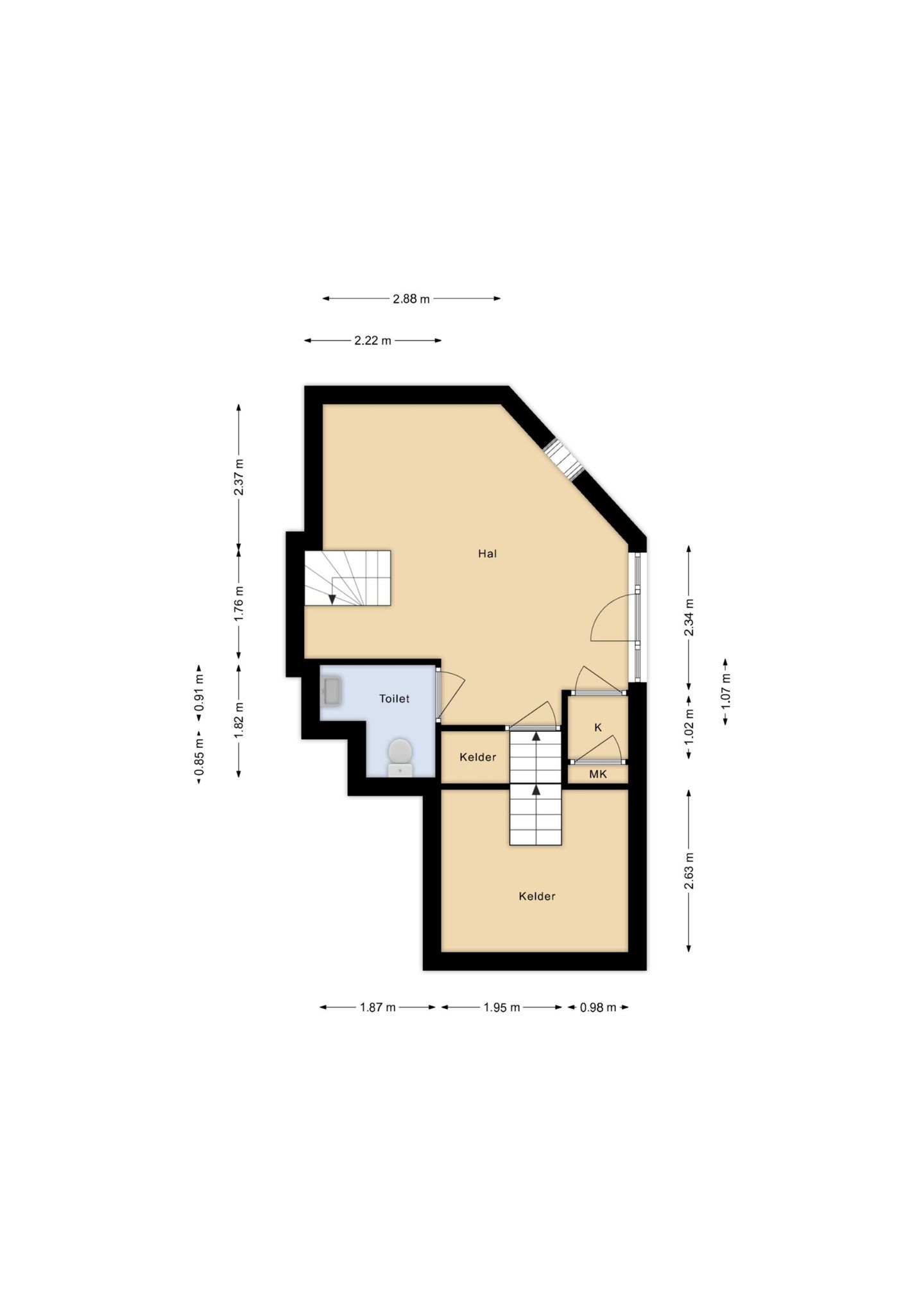 Spacious upper floor apartment with rooftop terrace and atelier in Boxtel center — 44