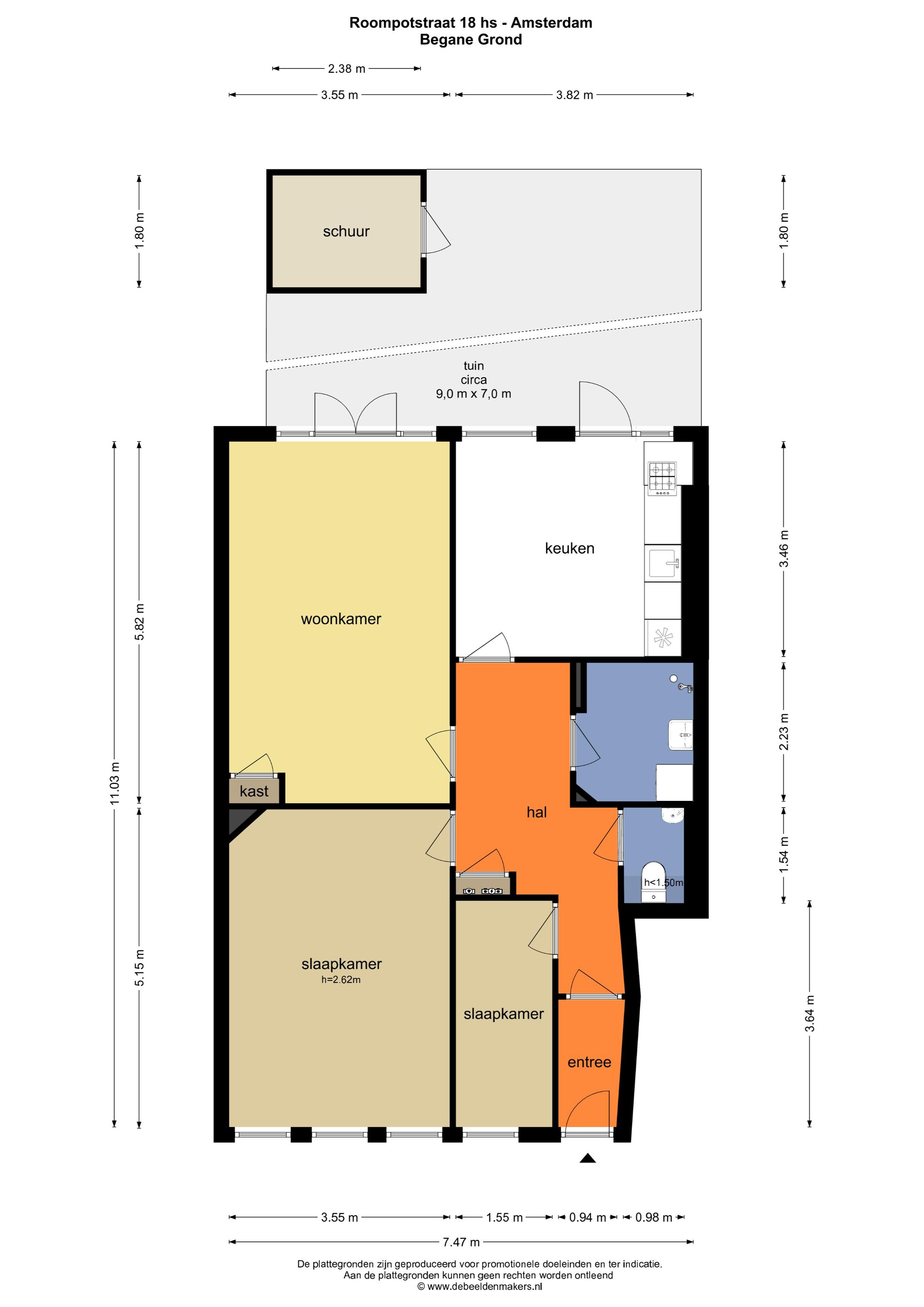 Foto 12 van Roompotstraat 18-H