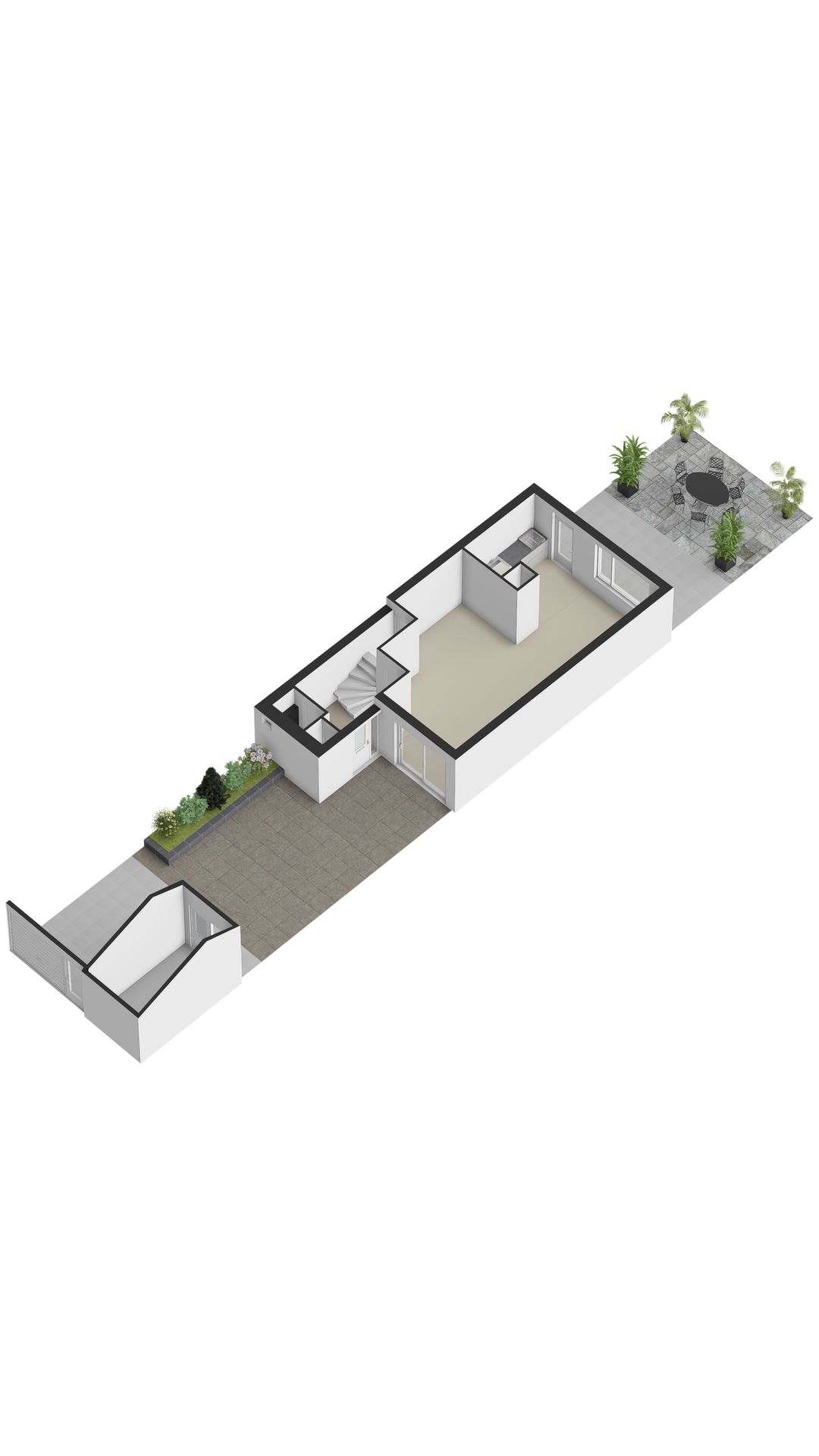 Well-maintained terraced house with two gardens and carport in Donkenbuurt — 46