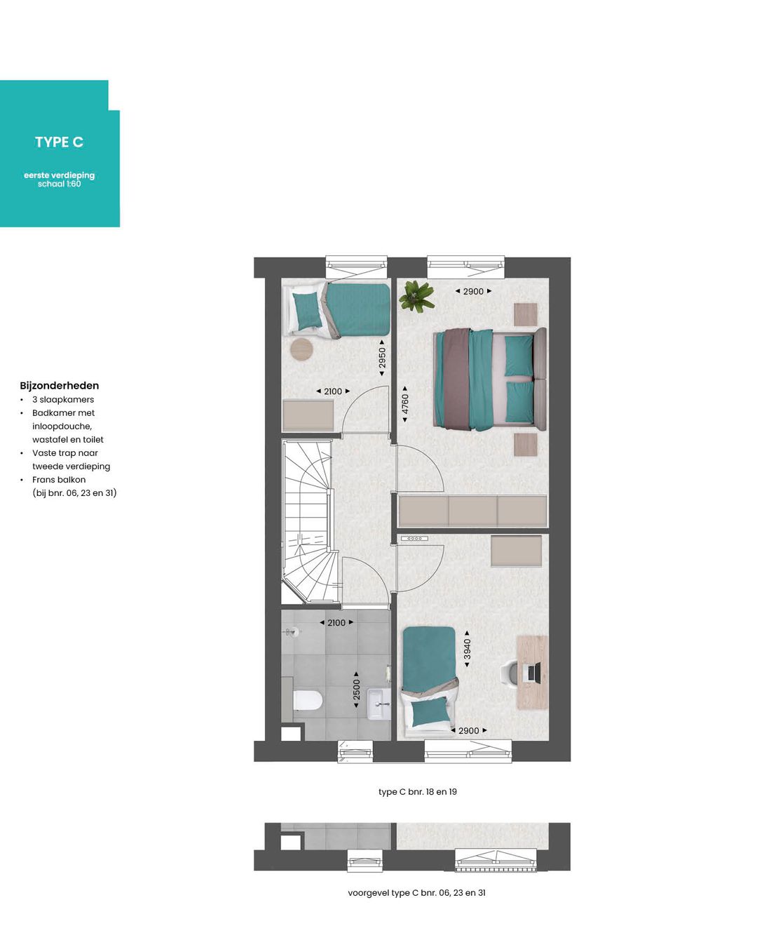 Foto 17 van De Grote Bottel - hoek type C kavel 31